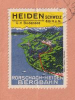Vignette Bergbahn Rorschach Heiden auf R-Brief nach Leipzig