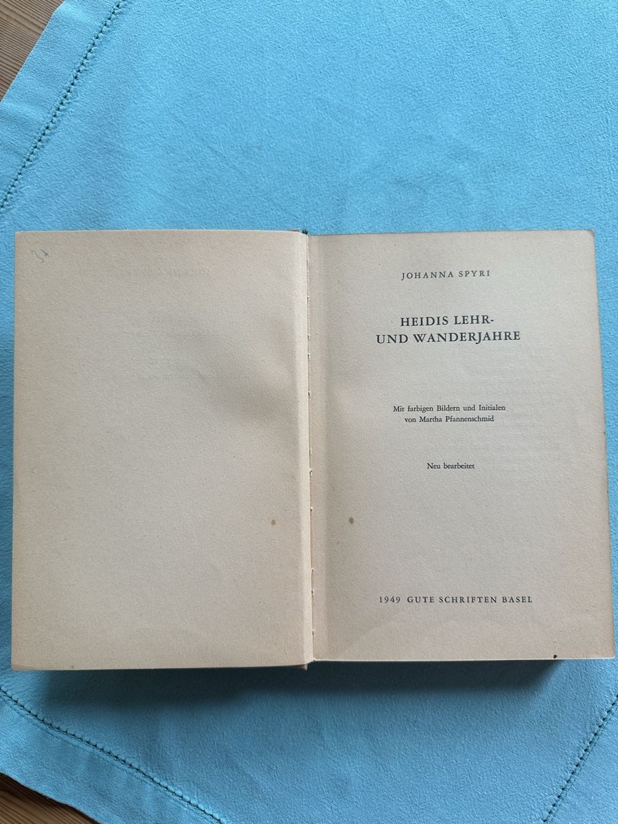 Libri: Heidi Buch 1949 – Usato da Schöfflisdorf venduto da Katrins02 5