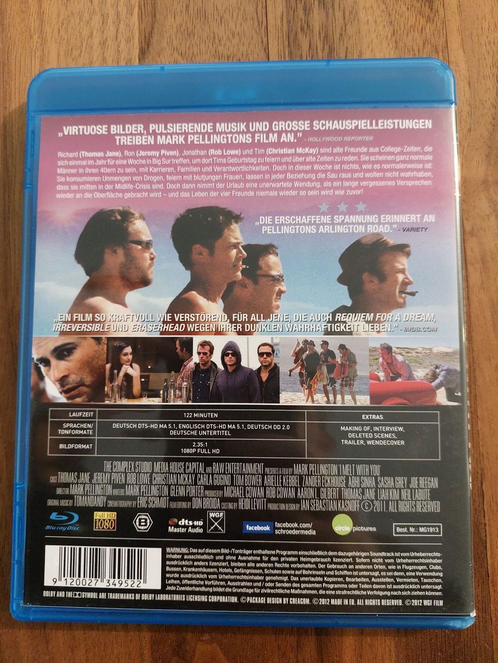 Tutti i DVDs: Blu Ray - I Melt with You – Usato da Rheinfelden venduto da FilmAuktion 1