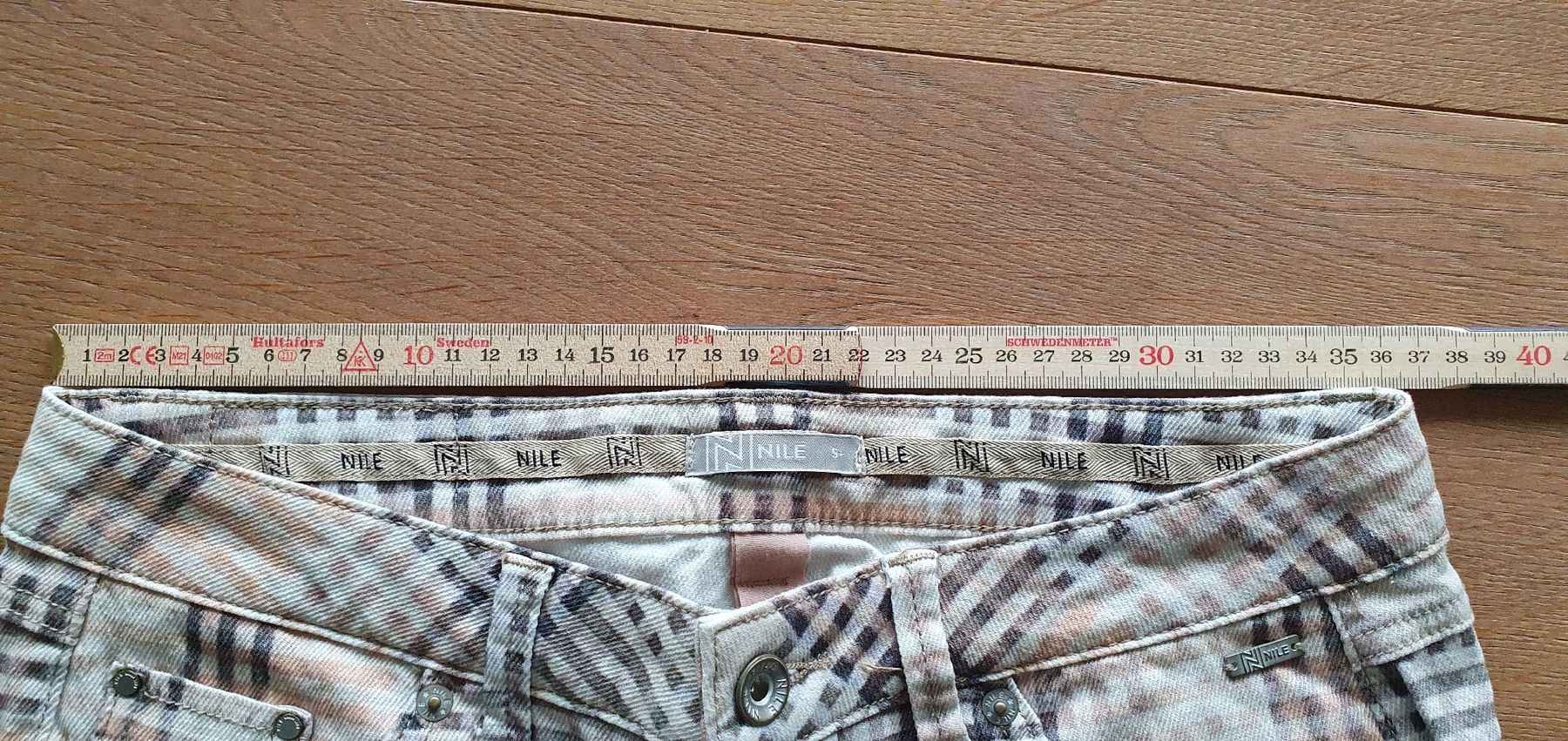 Nile Pantaloni: Hose "Nile" gemustert, Gr. 36 – Nuovo (secondo la descrizione) da Möriken AG venduto da Katze110 2
