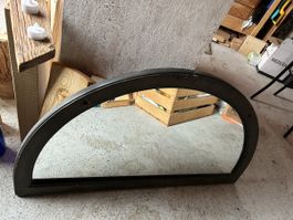 Schöner oval Spiegel Halbmond.