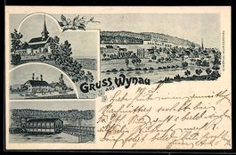 AK Wynau, Kirche, Wehranlage, 1900