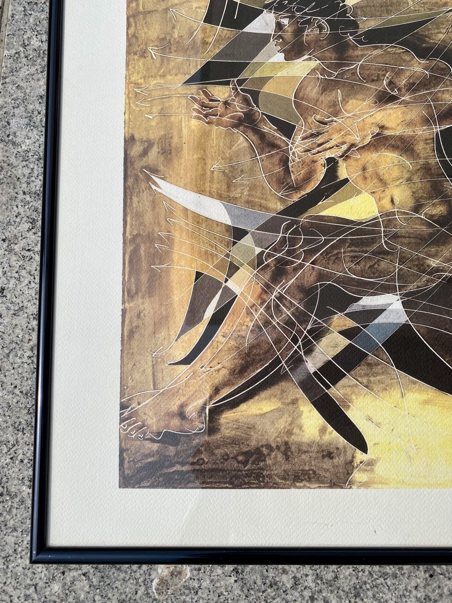 Foto & Immagini: Gerahmtes Bild, Hans Erni, Druck – Usato da Rotkreuz venduto da Once0 3