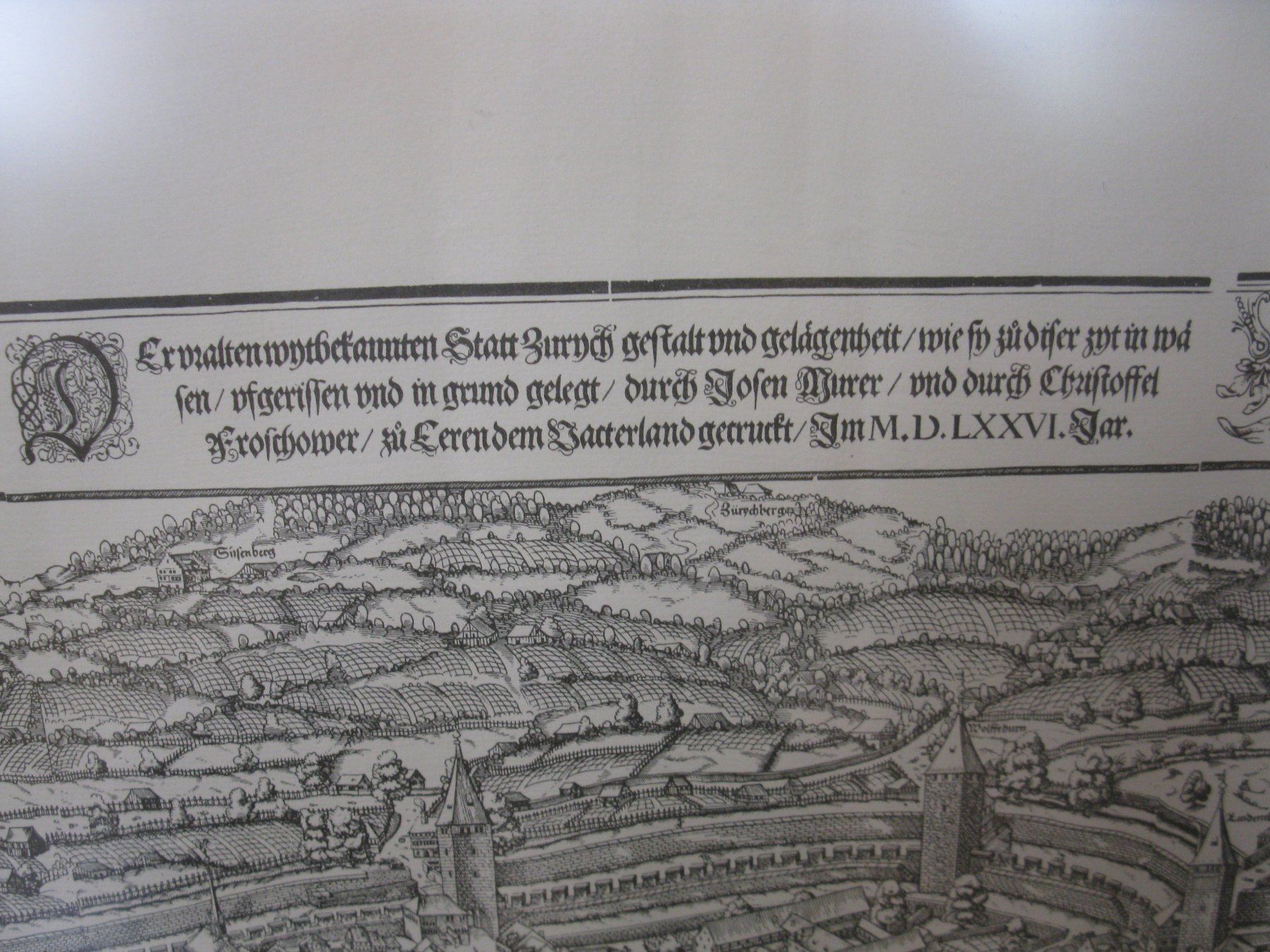 Cartine & Atlanti: Zürich  - Murer-Plan – Usato da Bischofszell venduto da Joachim-115 2