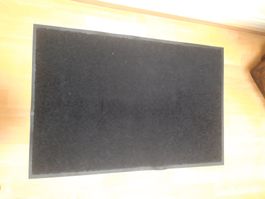 Fussmatte Teppich Antirutsch schwarz Schmutzfangmatte