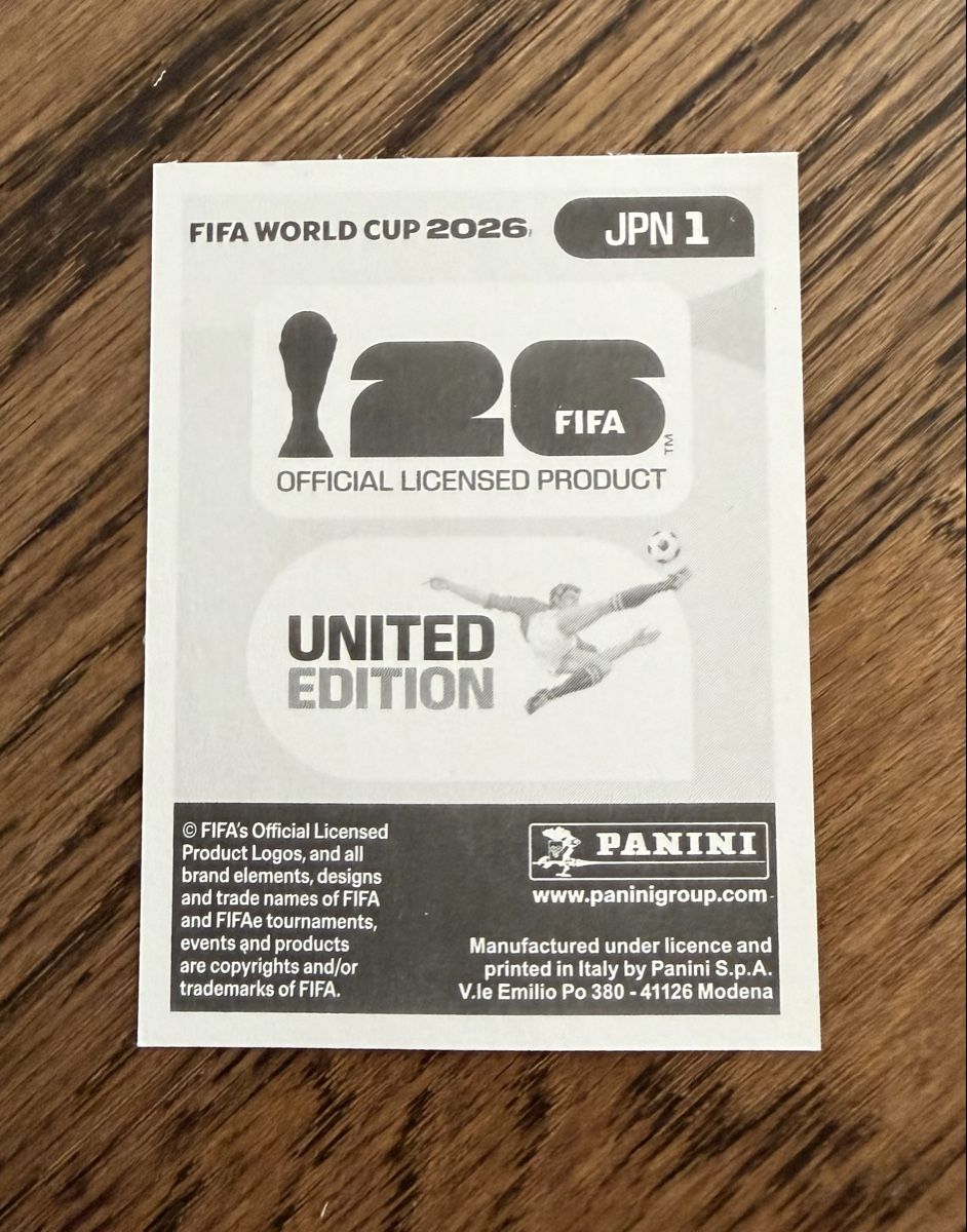 Panini Carte collezionabili: WM 2026 Panini JAPAN 1 – Nuovo (secondo la descrizione) da Goldach venduto da natcris 1