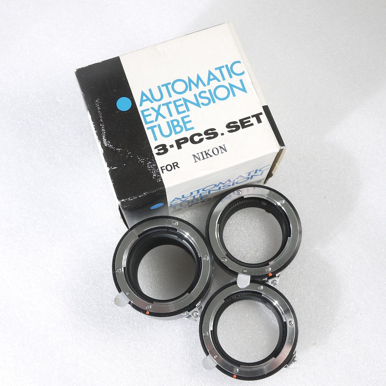 Nikkormat Fotocamera: Pre Ai Automatic Extension Tubes 3x Set – Nuovo (secondo la descrizione) da Egg b. Zürich venduto da JCB
