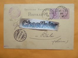 1884  Postkarte Österreich