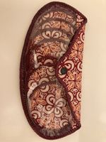 10 Batik-Untersetzer mit Tasche, Handarbeit