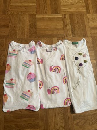 Girls' long sleeve shirts (Size 2-3 years) - Zara & Benetton