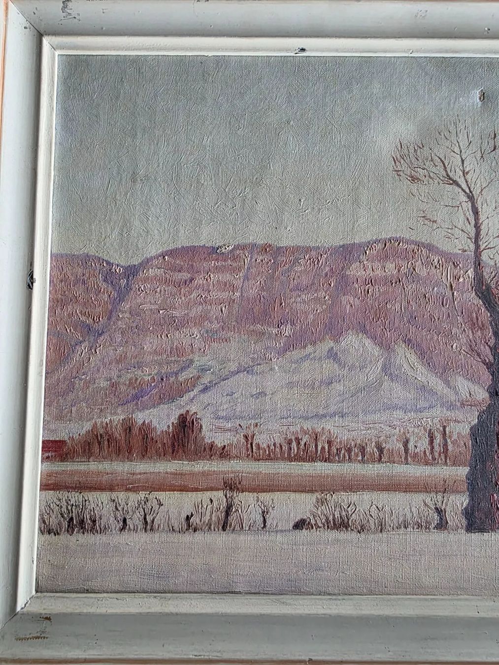 Dipinti: Landschaft Gemälde - signiert Eug Cavin 1917 – Usato da Walterswil BE venduto da Lonitti 6