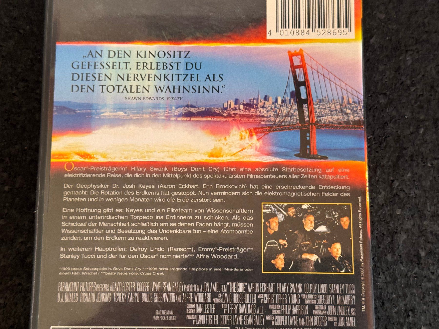 Tutti i DVDs: The Core DVD "Der innere Kern" DE/EN widescreen collection – Usato da Fribourg venduto da tschjoly 2