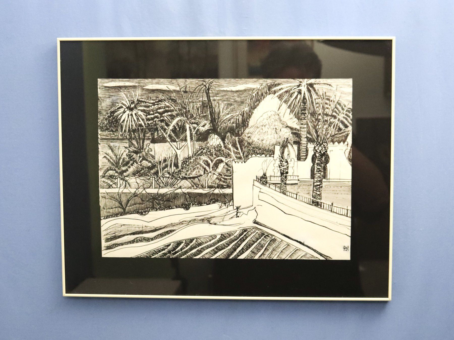 Gemälde: Monika Buchmann-Helbling 1925-2004, "Vulkanlandschaft" – Gebraucht aus Zug von Kunst-Fundgrube 5