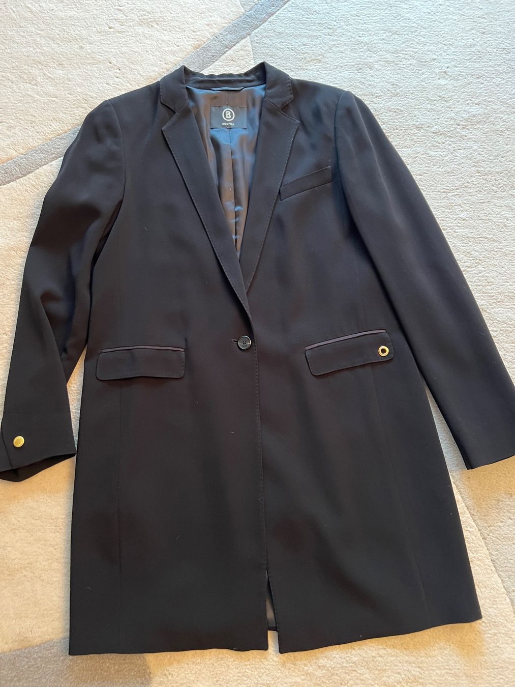 Bogner Giacche: Bogner Long- Blazer, Gr. M, Schwarz, – Nuovo (secondo la descrizione) da Horgen venduto da Hpunto