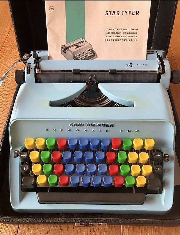 Schreibmaschinen: Olivetti Valentine und Scheidegger Schreibmaschine – Gebraucht aus Buus von Frodo24 1