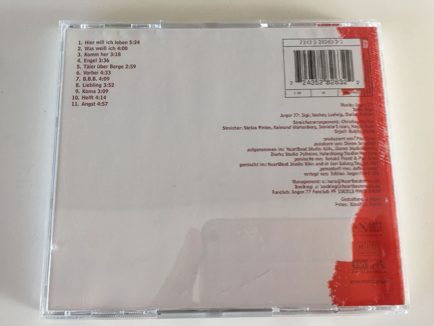 CD: Anger 77 - Keine Angst – Usato da Rüti ZH venduto da alumedien 1