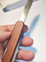 Sackmesser mit Holzgriff 10 Zubehör/Couteau de poche en bois