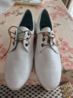 Damenschuh  Leder Gr. 39 weiss neuwertig