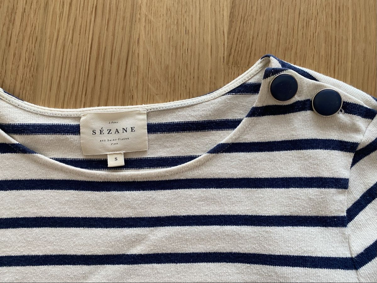 Sezane Top: Marinière Sézane – Usato da Les Acacias venduto da flozette 3