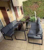 Moderne Garten-/Terrassenlounge 