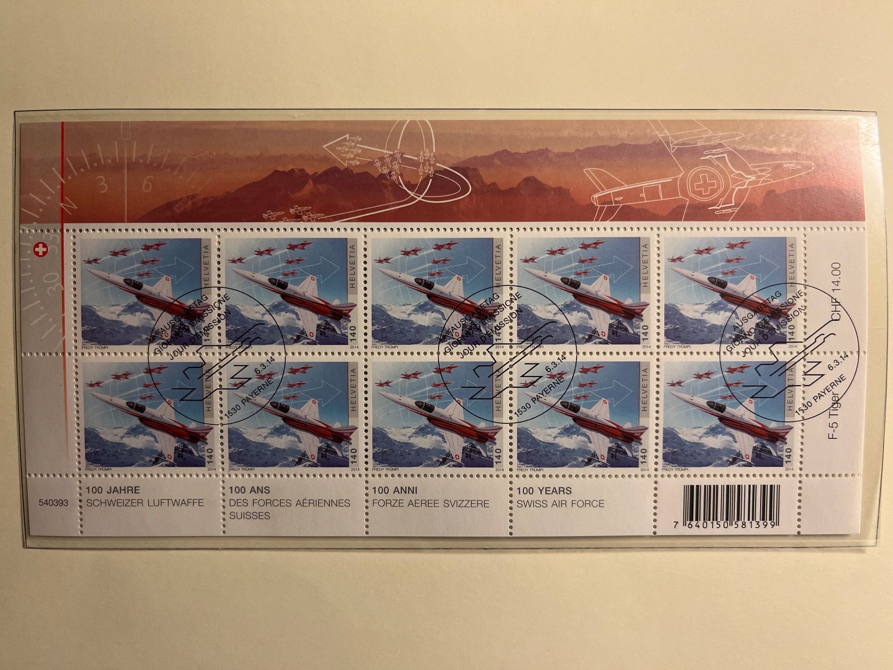 Tutti i francobolli: Zwei Zierbogen   2014 mit ET-Stempel – Nuovo (secondo la descrizione) da Freidorf TG venduto da ern_7s68