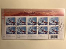 Zwei Zierbogen   2014 mit ET-Stempel