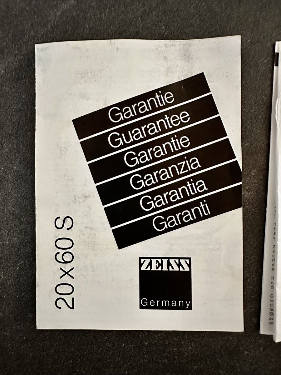 Zeiss Feldstecher: Zeiss Feldstecher 20 x 60 S – Gebraucht aus Bern von ACR12 6