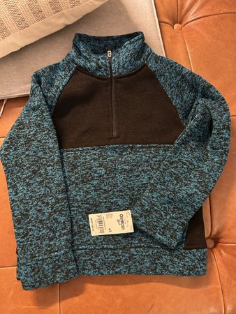 OshKosh B'gosh Quarter Zip Pullover - Boys Size 4T New!