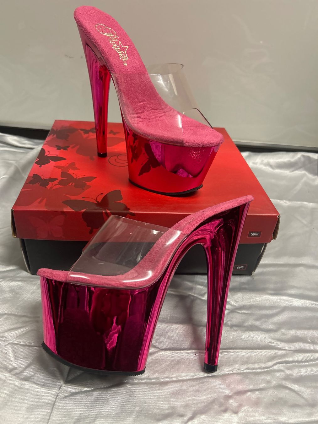 Scarpe da donna: Pleaser Heels Platform Plateau Sandale Gr 35 Neu – Nuovo e nell'imballaggio originale da Regensdorf venduto da Spyke55