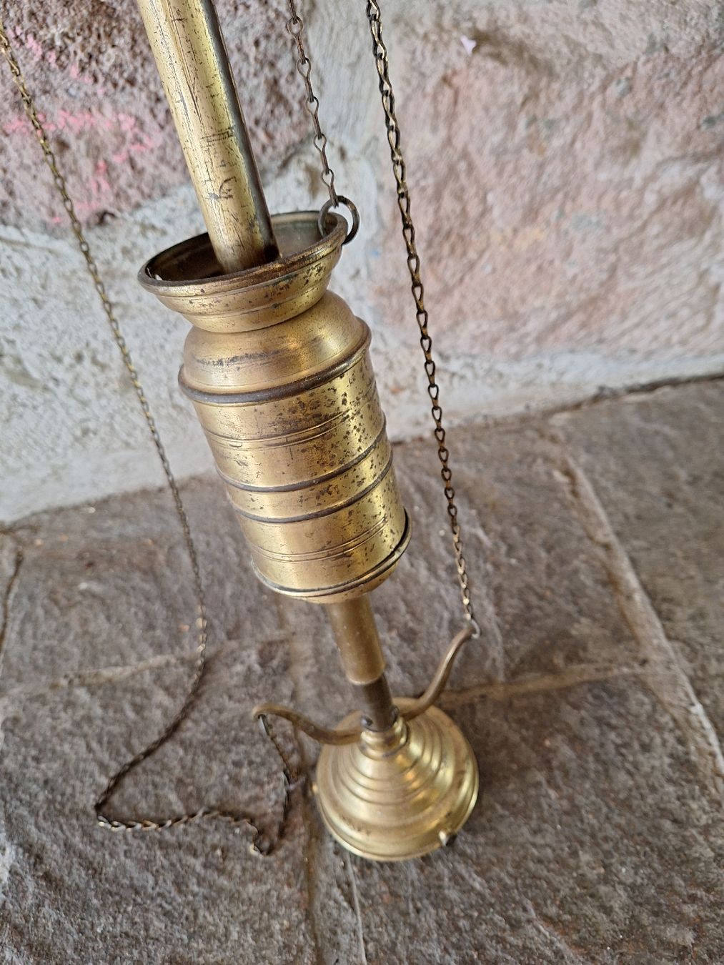 Kronleuchter & Deckenlampen: Jugendstil Zug-Lampe von ca.1895 – Gebraucht aus Rheinfelden von Cleopatra2000 1