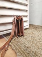 Leder Portemonnaie mit Handy Fach