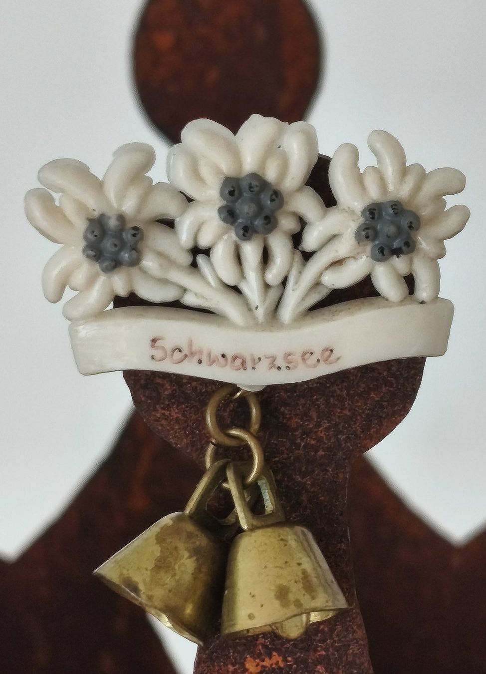 Spille & Fermagli: Schweizer Souvenir Brosche 3 Edelweiss aus Zermatt – Usato da Zürich venduto da Tanteemma369 8