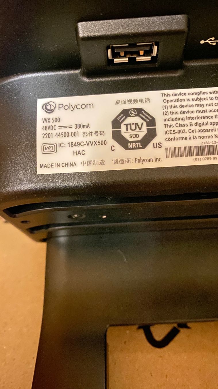 Polycom Telefoni: 7 Stück - Polycom VVX 500 IP Phone – Usato da Zürich venduto da Titano1 5