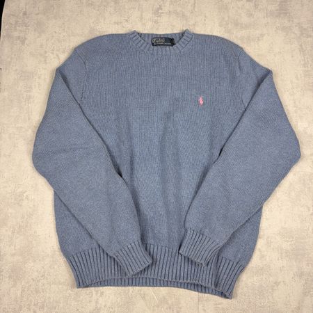 Pull en maille / sweat-shirt Polo Ralph Lauren bleu - XL