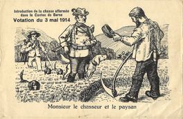 Monsieur le chasseur et le paysan-Votation du 3 mai 1914 BE
