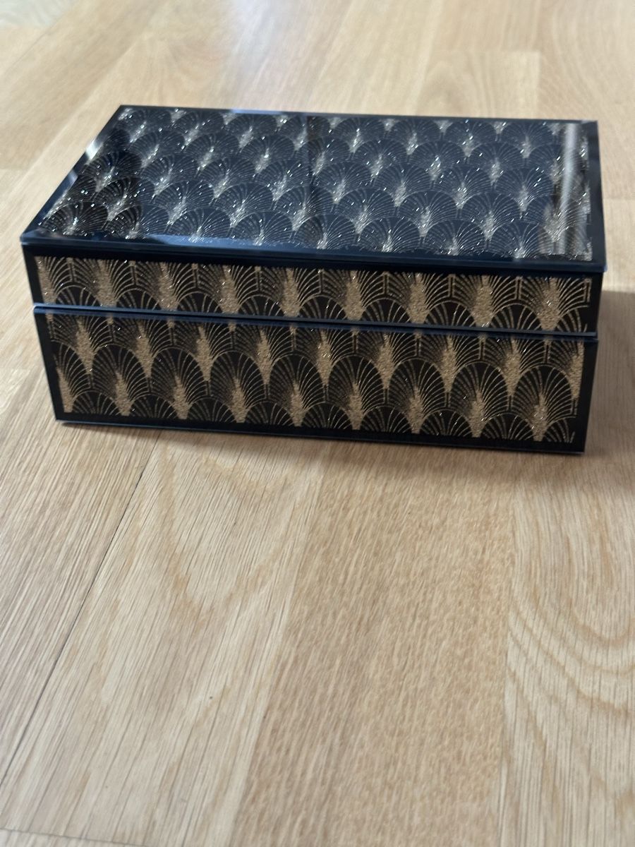 Portagioie: Schmuck Schatulle mit Glitzernden Optik – Nuovo (secondo la descrizione) da Basel venduto da Ivana_4 1