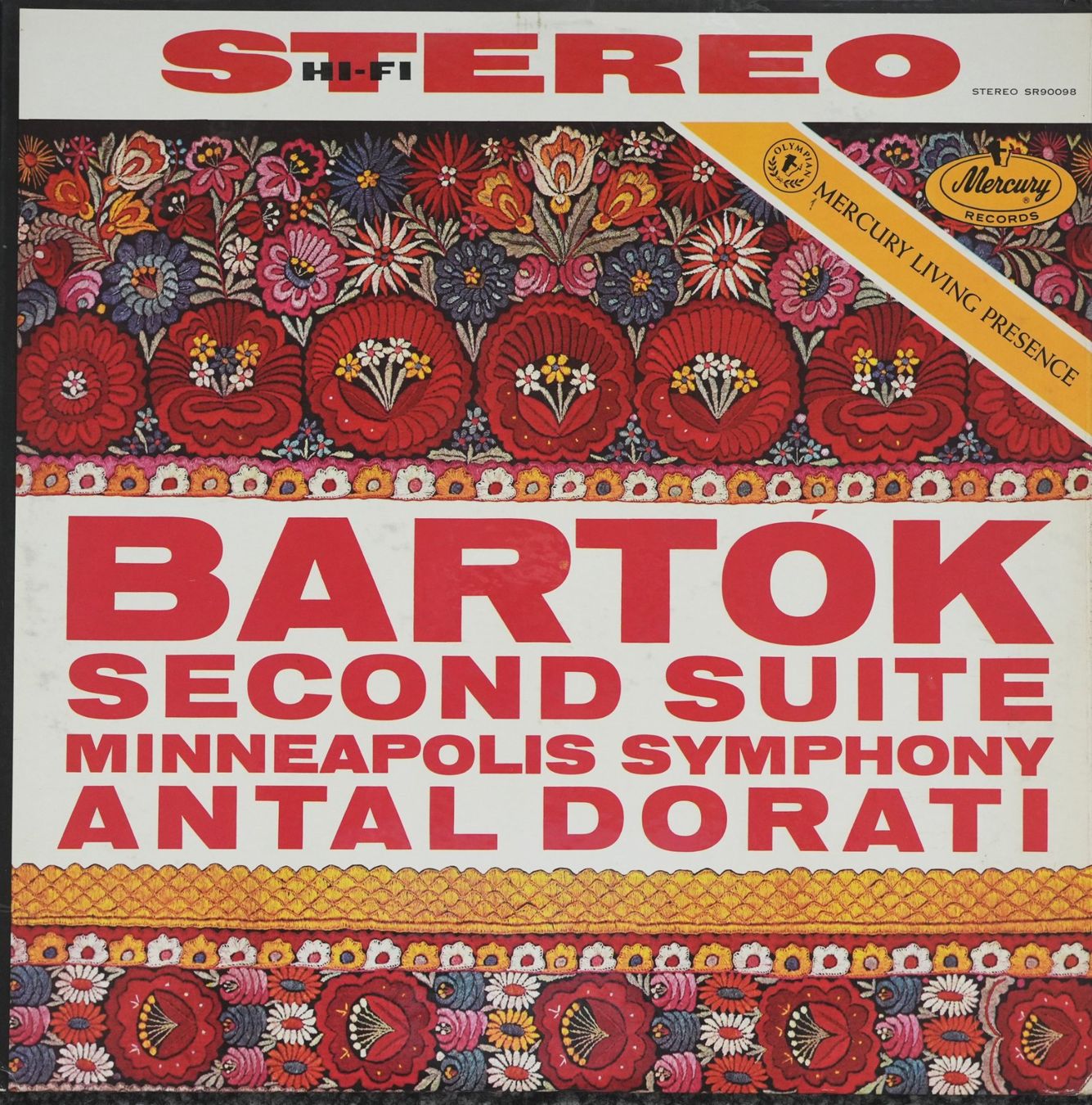 Dischi in vinile: Mercury SR 90098 / Bartok / Second Suite / Dorati – Usato da Brunnen venduto da Techfreak1