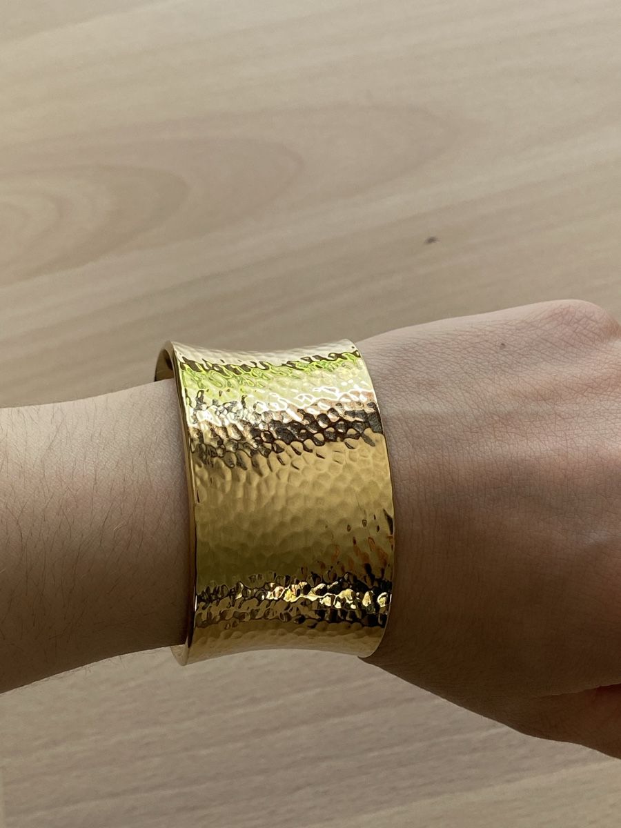 Calvin Klein Bracciali & Braccialetti: Manchette dorée Calvin Klein taille XS – Usato da Veyrier venduto da sosozizou 3