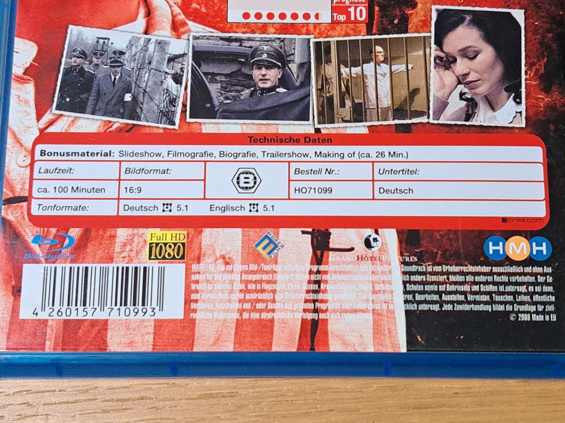 Tous les DVDs: Blu-ray EICHMANN mit Thomas Kretschmann und Franka Potente – Neuf (Voir description) à Unterseen par Kanica 4