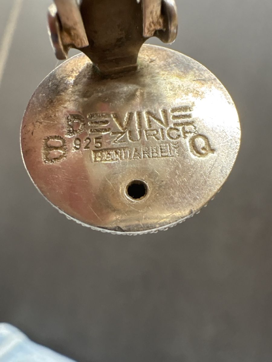Orecchini pendenti & Orecchini a lobo: Devine Zürich Ohrclips, 925 Silber – Usato da Knonau venduto da ReMaaaan 2