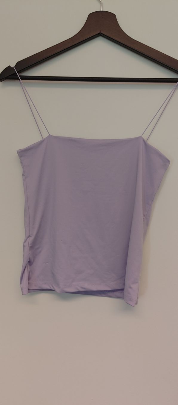 Top: Amisu lilac cami top - spaghetti strap - size S – Usato da Schwerzenbach venduto da VityaCrafts 3