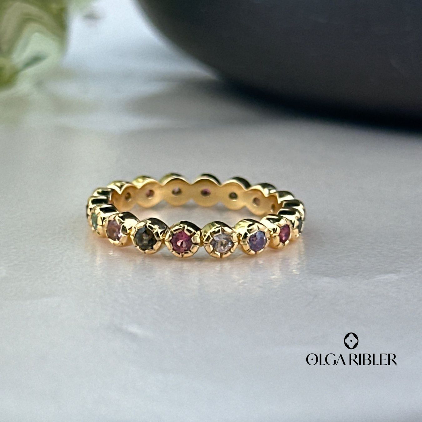 Olga Ribler Anelli: Multiturmalin Memory Ring – Sterling Silber Grösse 54 – Nuovo (secondo la descrizione) da Luzern venduto da Schmuckoutlet 3