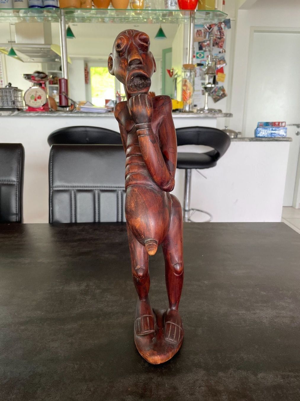 Figuren: Très Ancienne Sculpture Africaine – Gebraucht aus Vallamand von Bricbracbroc82 6