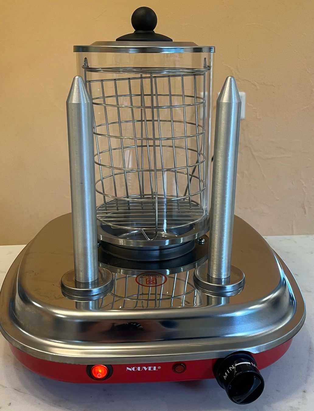 Elettrodomestici da cucina: Nouvel - Hot-Dog Machine Red with 2 Domes – Usato da Le Noirmont venduto da bouboun21 2