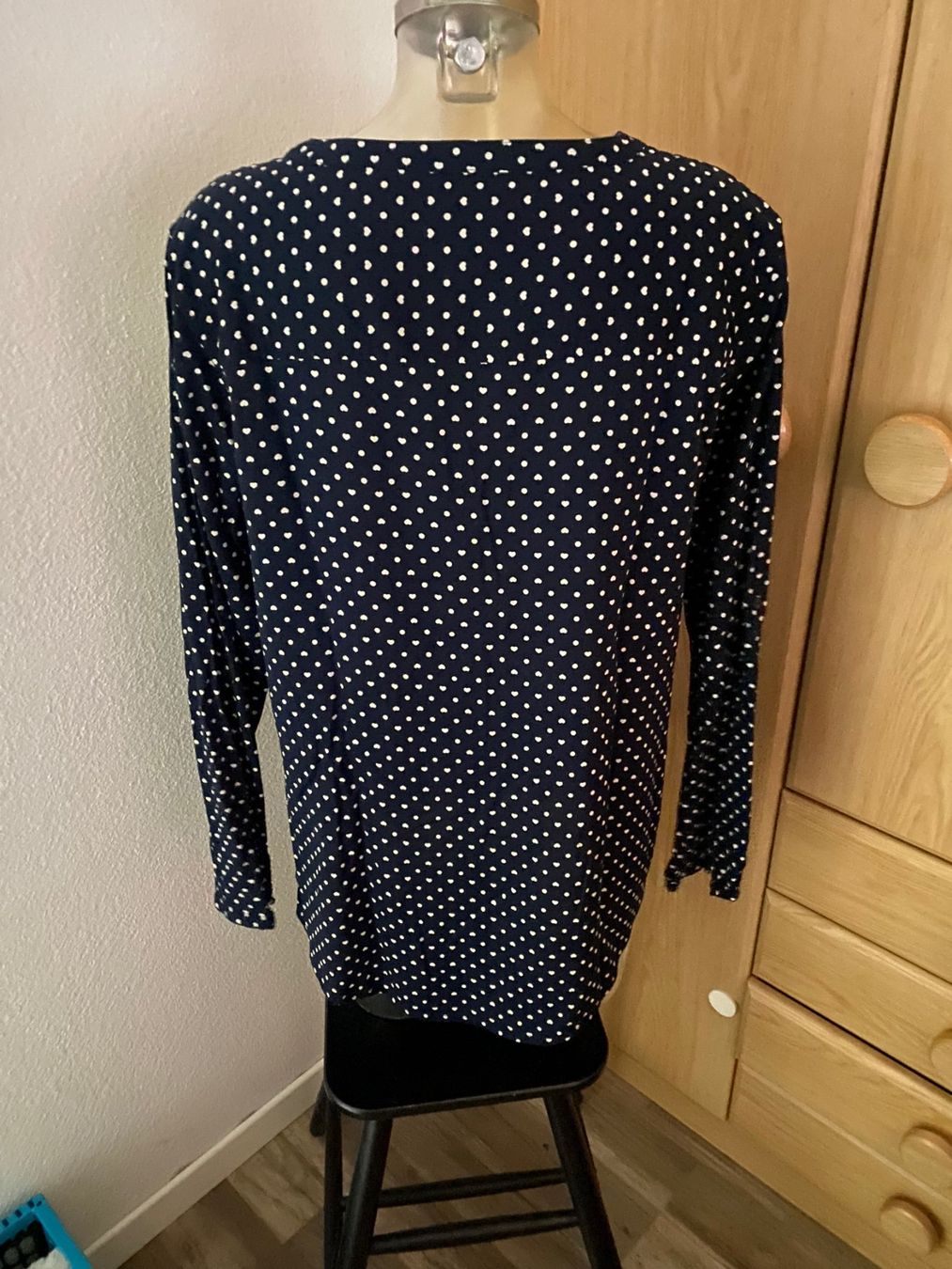 Tom Tailor Tuniche: Tom Tailor Tunika Grösse 44 blau mit Punkten – Usato da Allenwinden venduto da Obalu 1