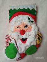 Weihnachtsstiefel - Weihnachtsdekoration - handgefertigt