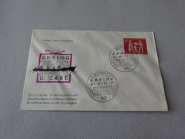 Ersttagsbrief Cralog u. Care 9.2.1963 Bonn 1Erstausgabe