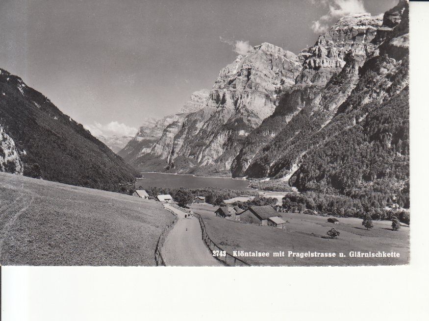 Cartoline postali: Klöntalsee ca. 1950 – Usato da Bürglen TG venduto da StampGraf