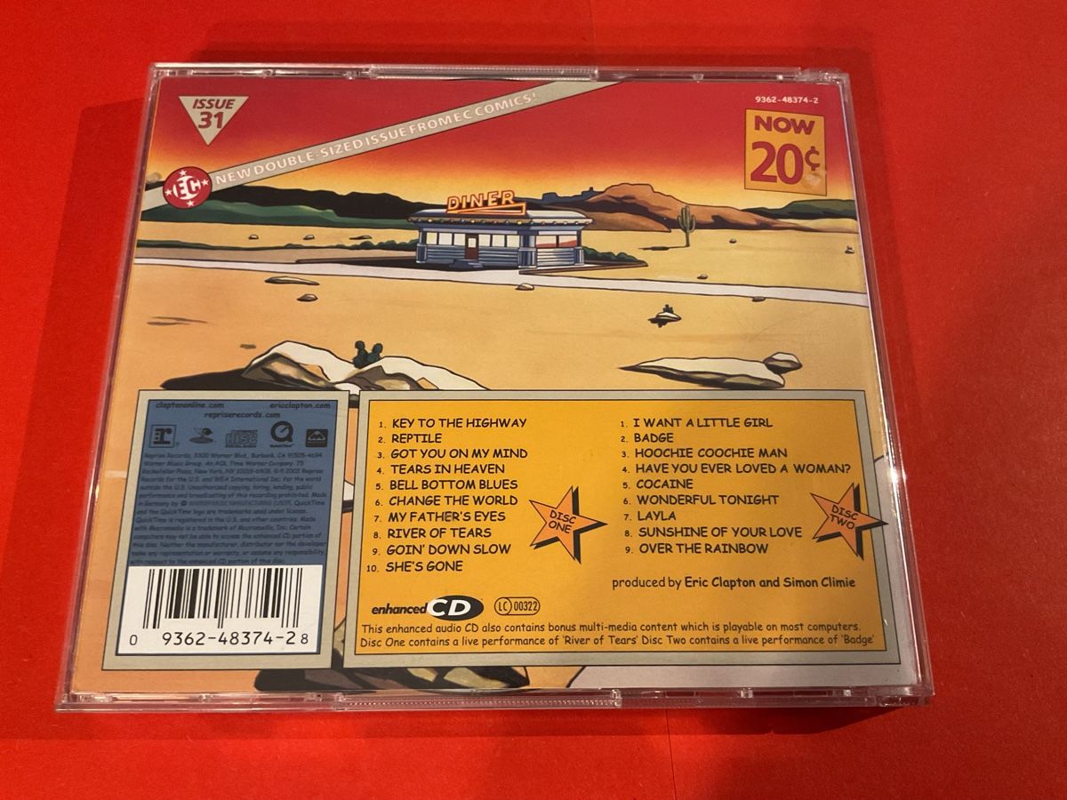 CD: Eric Clapton "One More Car, One More Rider" Live 2CD 2001 – Usato da Steinach venduto da Quarkie 3