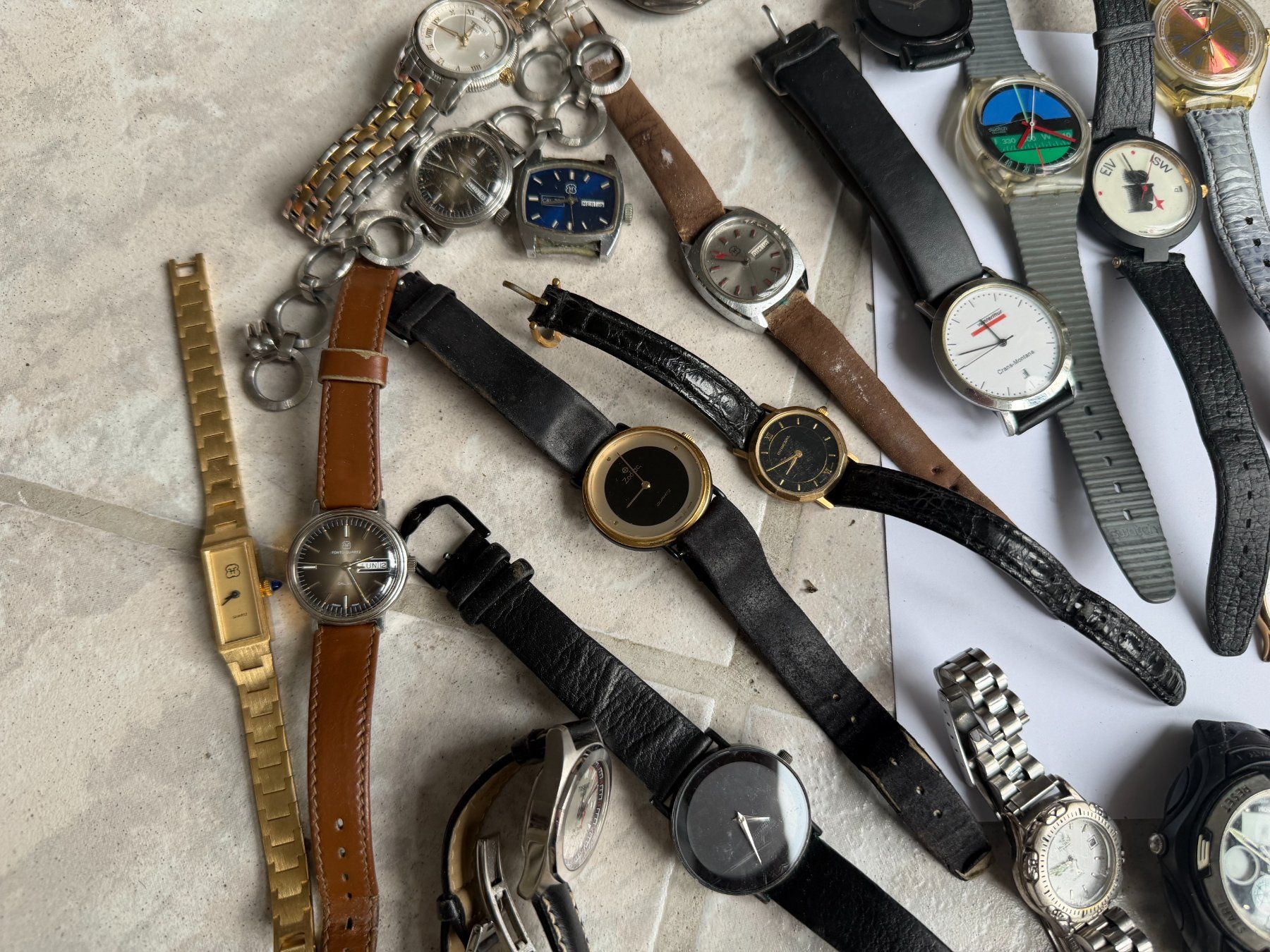 Orologi: Lot Armbanduhren – Difettoso da Worblaufen venduto da chronyves 1